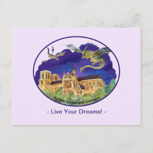 Carte postale Gargouille Notre Dame - Rêves de Par