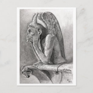 Carte Postale Gargoyle 3