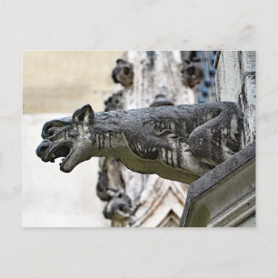 Carte Postale Gargoyle de la cathédrale de Santiago à Bilbao. Pa