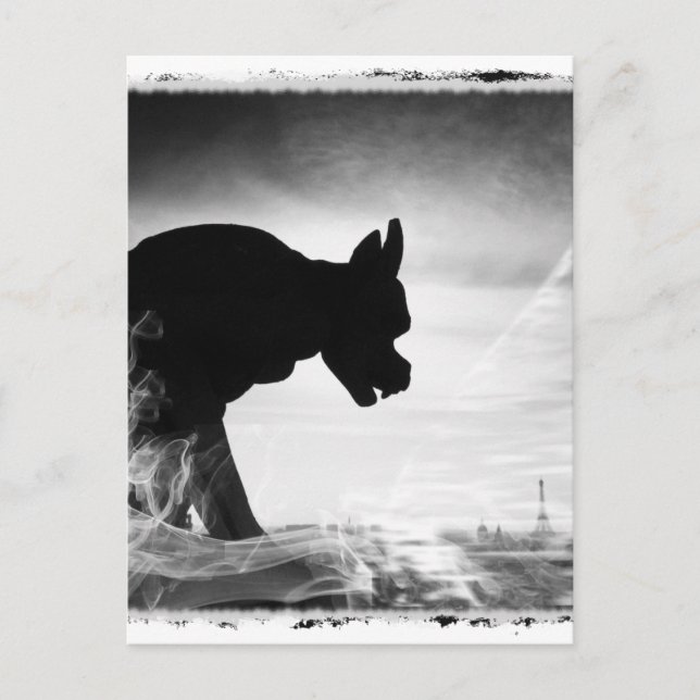 CARTE POSTALE GARGOYLE NOTRE DAME PARIS FRANCE (Devant)