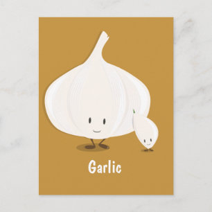 Carte Postale Garlic and Clove characters   Postcard