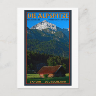 Carte Postale Garmisch - L'Alpspitze