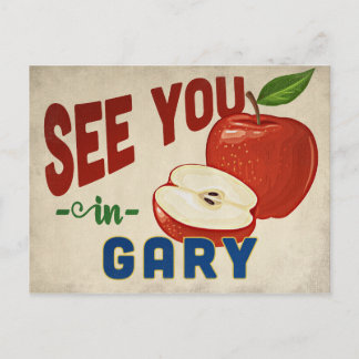 Carte Postale Gary Indiana Apple - Vintage voyage