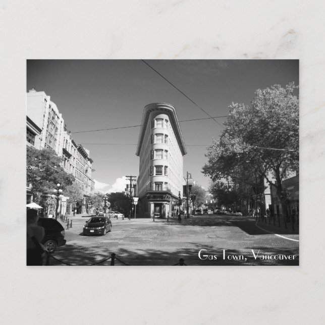 Carte Postale Gas Town Vancouver (Devant)