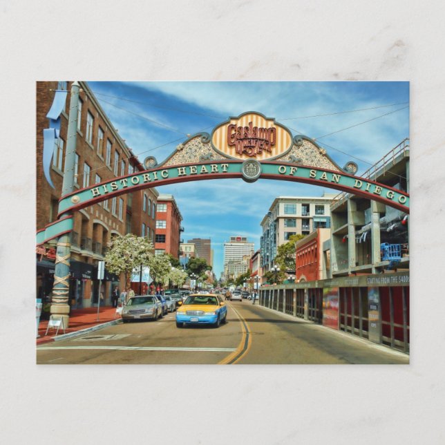 Carte postale Gaslamp District San Diego (Devant)