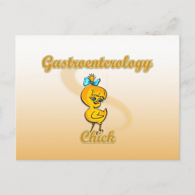 Carte Postale Gastroentérologie Chick (Devant)