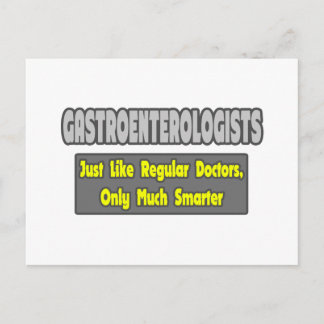 Carte Postale Gastroentérologistes... plus intelligents
