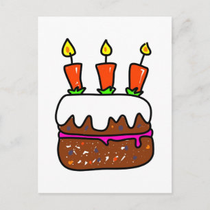 Carte Postale gâteau