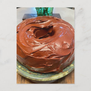 Carte Postale Gâteau au Chocolat !