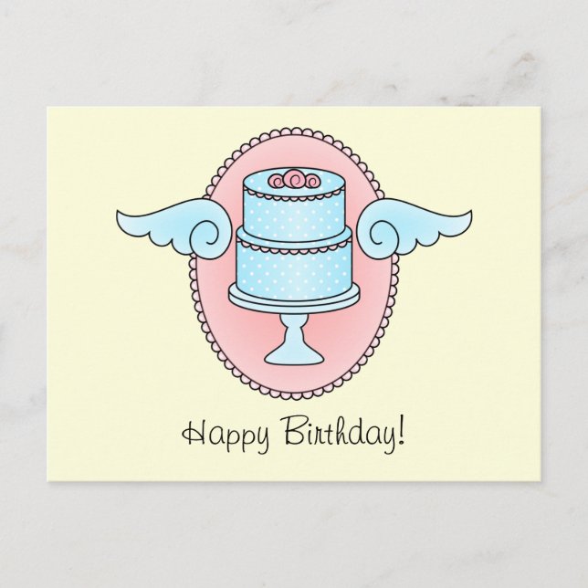 Carte Postale Gâteau aux ailes (Devant)