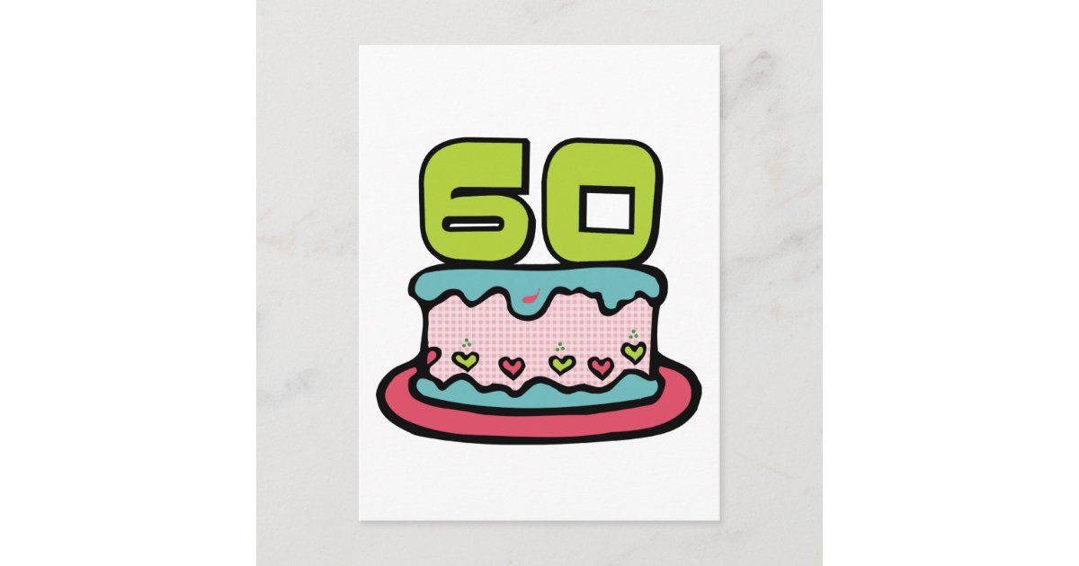 Carte Postale Gateau D Anniversaire De 60 Ans Zazzle Fr Carte Postale Gateau D Anniversaire De 60 Ans Zazzle Fr