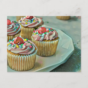 Carte Postale Gâteau de glace