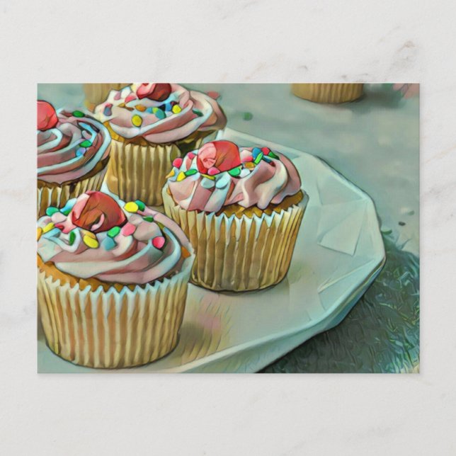 Carte Postale Gâteau de glace (Devant)