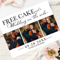Gâteau Gratuit Drôle Mariage Économisez La Date 3