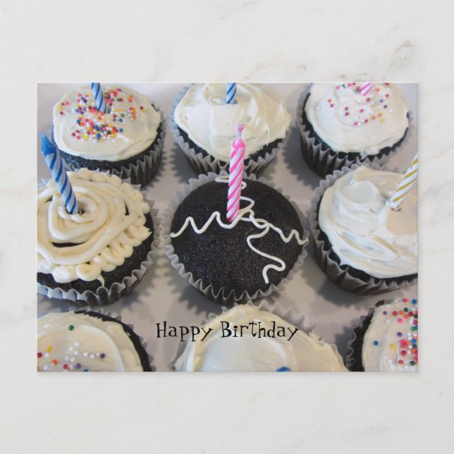 Carte Postale Gâteaux d'anniversaire (Devant)