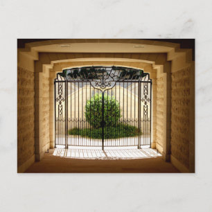 Carte Postale Gated Garden