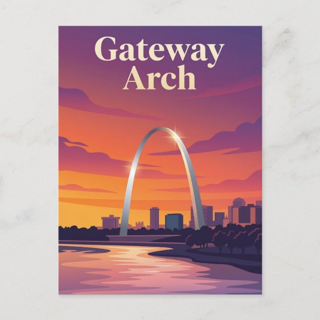 Carte Postale Gateway Arch (Devant)