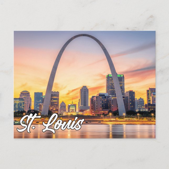 Carte Postale Gateway Arch, St. Louis, Missouri, USA (Devant)