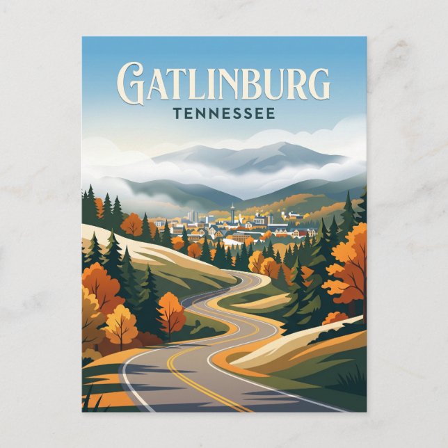 Carte Postale Gatlinburg États-Unis (Devant)