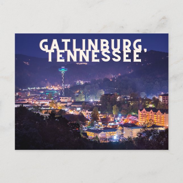 Carte postale Gatlinburg, Tennessee (Devant)