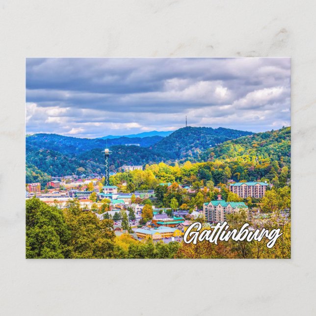 Carte Postale Gatlinburg, Tennessee, États-Unis (Devant)