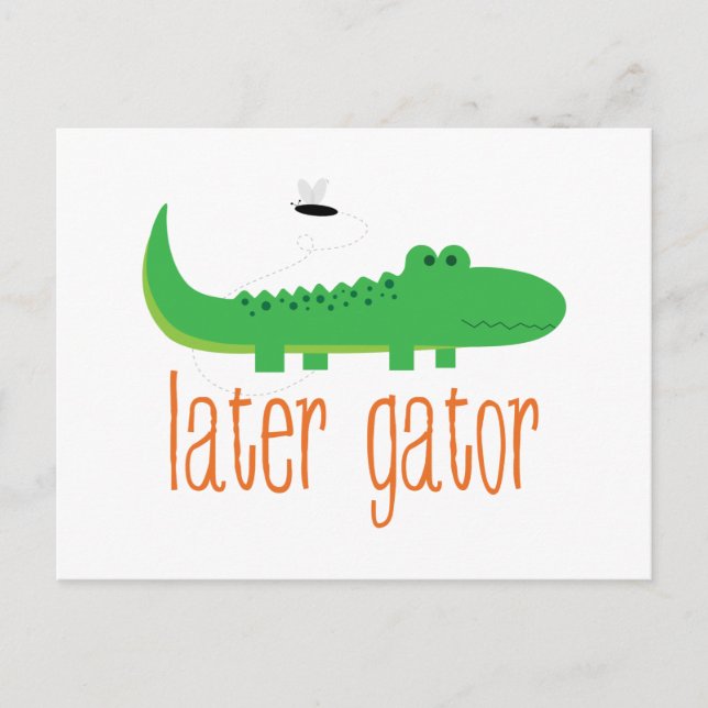 Carte Postale Gator (Devant)