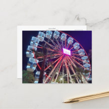 carte postale _ gatteo a mare _ ferris wheel