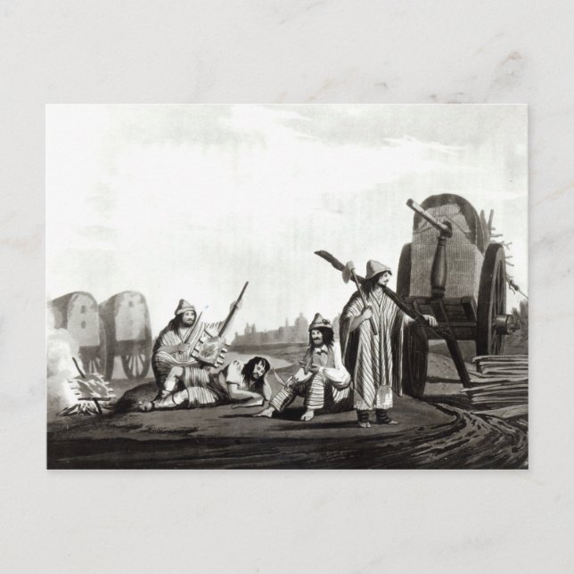 Carte Postale Gauchos de Tucuman, 1820 (Devant)
