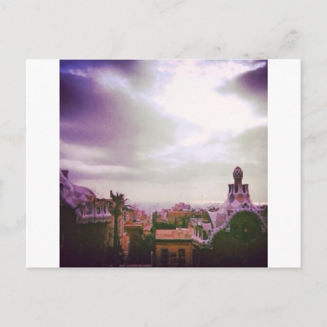 Carte Postale Gaudi à Barcelone (Devant)