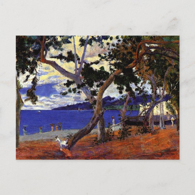 Carte Postale Gauguin - Coastal Landscape from Martinique (Devant)