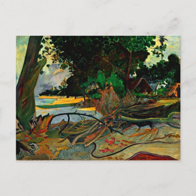 Carte Postale Gauguin - Hibiscus (Devant)