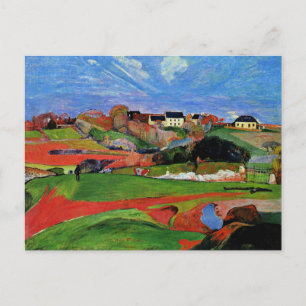 Carte Postale Gauguin - Paysage au Pouldu