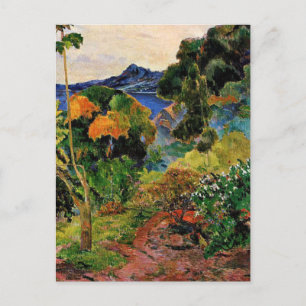 Carte Postale Gauguin - Paysage Martinique