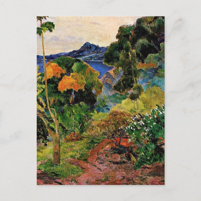 Carte Postale Gauguin - Paysage Martinique (Devant)