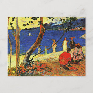 Carte Postale Gauguin - Un bord de mer