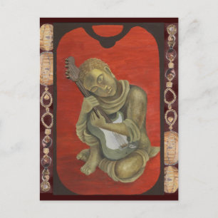 Carte Postale Gautama et sa guitare