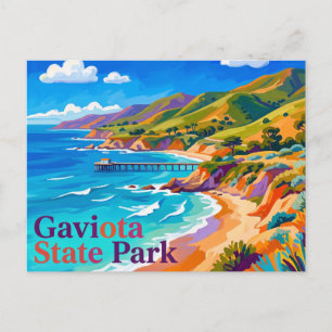Carte Postale Gaviota State Park Californie