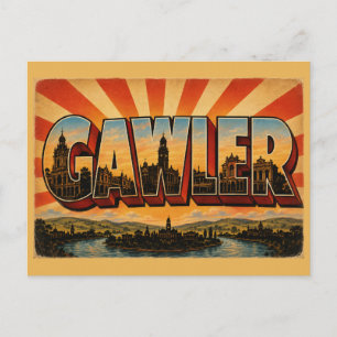 Carte Postale Gawler Australie-Méridionale Ville Patrimoine Art