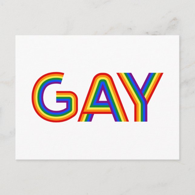 CARTE POSTALE GAY (Devant)
