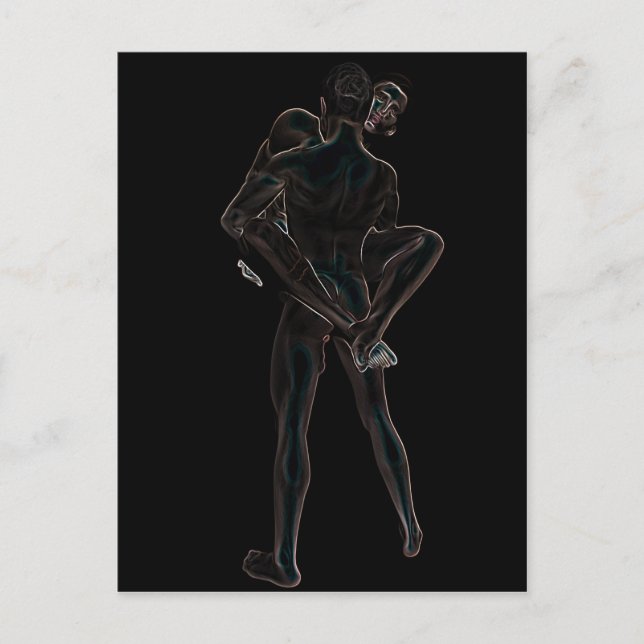 Carte Postale Gay Amour (Devant)