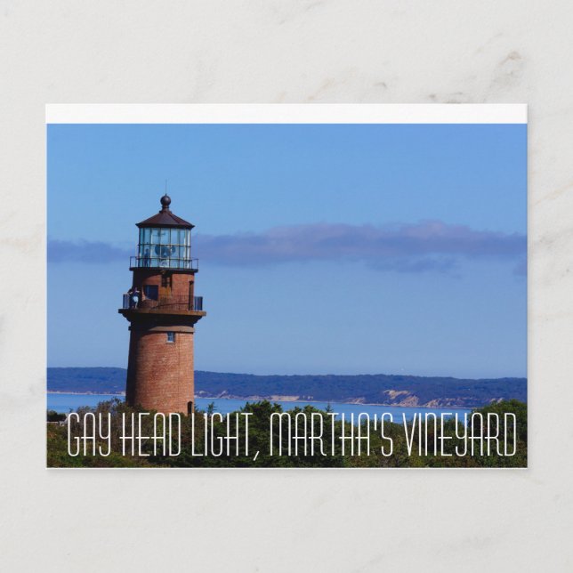 Carte Postale Gay Head Light Martha's Vineyard (Devant)
