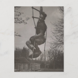 Carte Postale Gay intérêt mignon jeune athlète footing autour