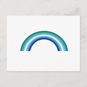 Carte Postale Gay Masculin Arc-en-ciel Azur
