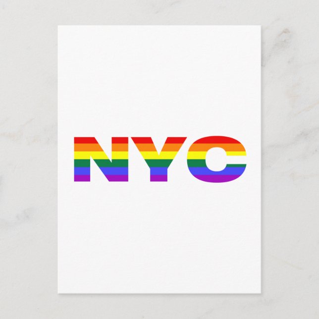 Carte postale Gay NYC (Devant)