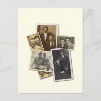 Carte Postale Gay post cards with handsome vintage portraits