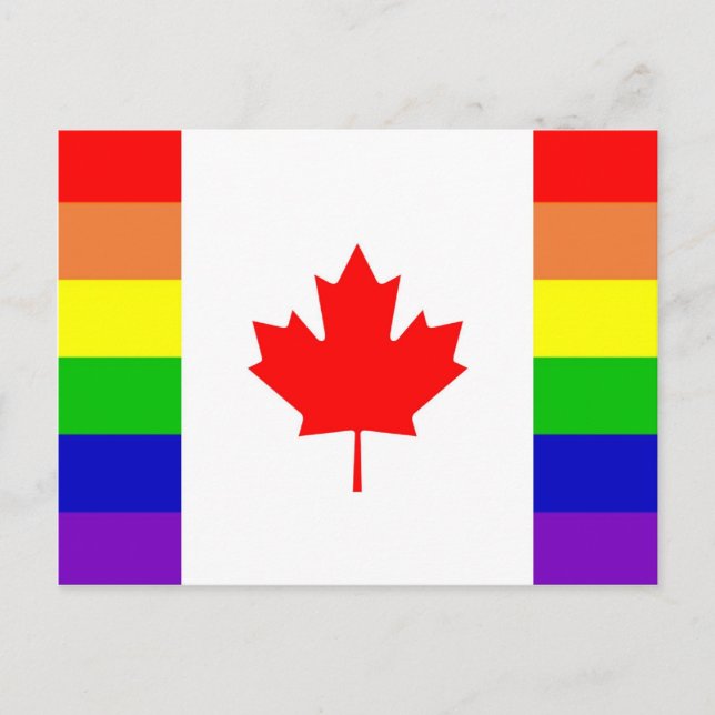 Carte Postale Gay pride canadien (Devant)