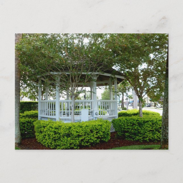 Carte Postale gazebo back fort pierce floride (Devant)