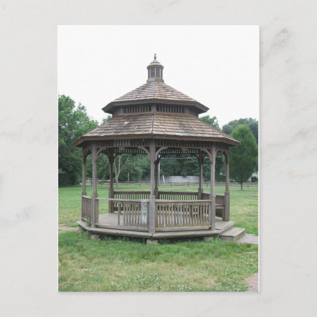Carte Postale Gazebo en bois (Devant)