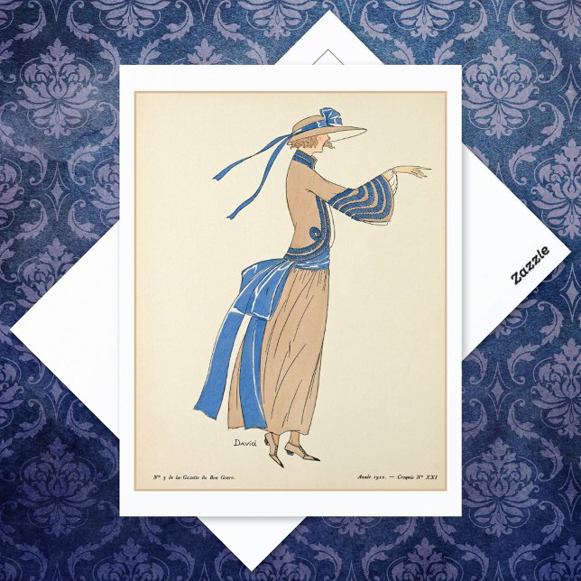 Carte Postale Gazette Bon Ton Soeurs Mode Française (Créateur téléchargé)