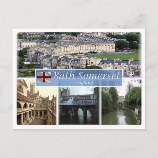 Carte Postale GB Royaume-Uni - Angleterre - Bath Somerset - (Devant)